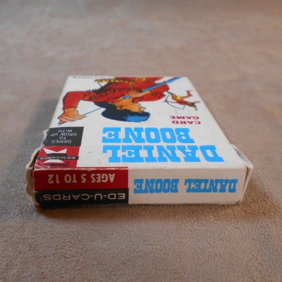 Vintage 1965 Daniel Boone Concentration Card Game ED-U Cards Complete - Picture 7 of 8